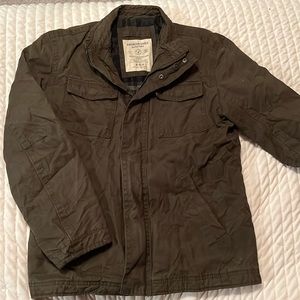 American Eagle Outfitters Mens M  Waxed Canvas Filled Utility Jacket Workwear